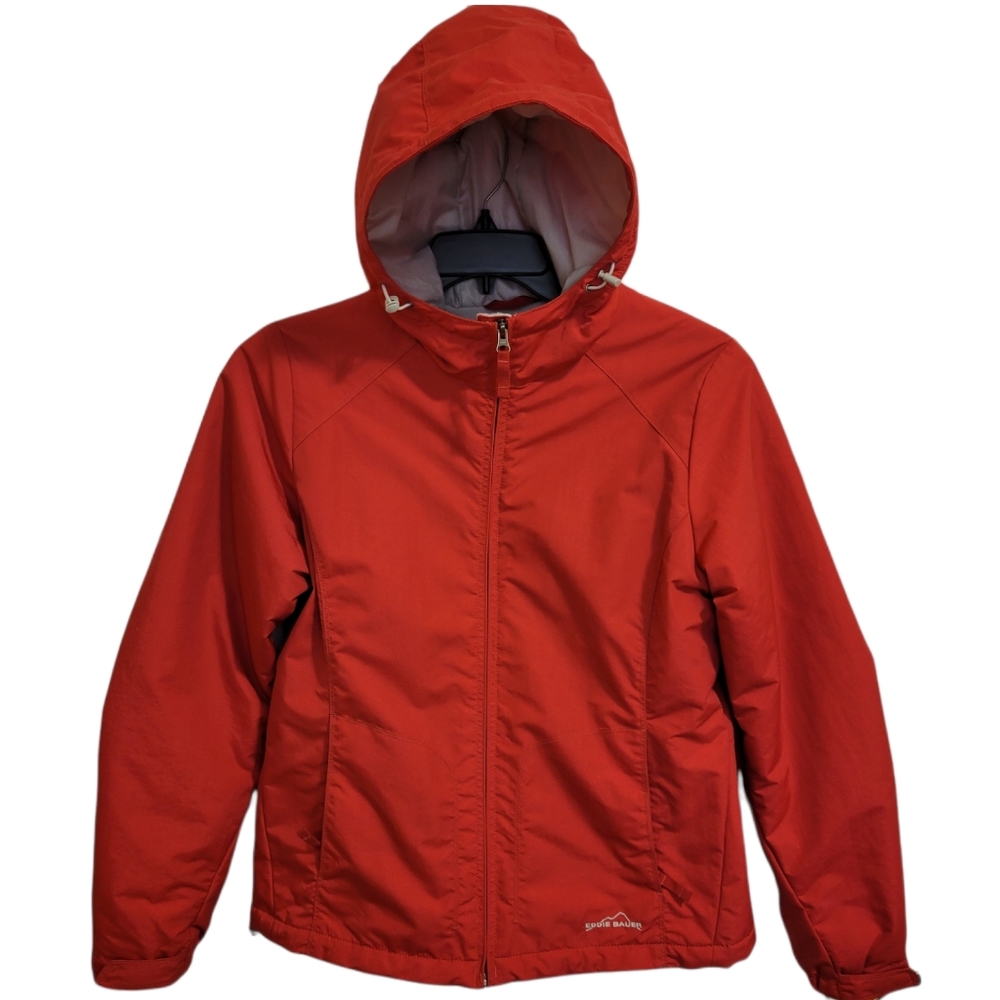 Eddie Bauer Nylon Fleece Hooded Thermore Jacket